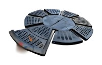 Manganese steel transfer partition for mill machine